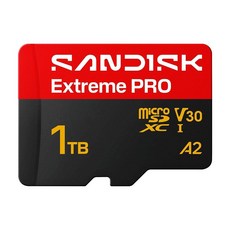 SANDISK Extreme PRO 1TB microSDXC U3 A2 V30 記憶卡, 1個