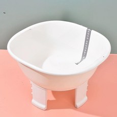 다라이 좌욕통 조립식 바가지 키높이 손빨래 발 큰대야 소프트화이트 높은 논슬립 발 있음, 욕조 발 4개 (액세서리) 주문 시 색상 지정