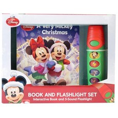[5] Disney Mickey Mouse Minnie and More! - A Very Mickey Christmas Book and 5-Sound Flashlight T, [5] Disney Mickey Mouse, Minni