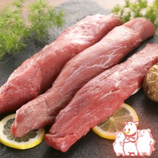 삼형제고기 1등급 한돈 돼지고기 안심 장조림용 덩어리 냉장, 1kg, 1개