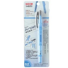 COX三燕 D-1260B筆型圓規(多色) ，精準繪圖、攜帶方便、多色可選，學生與專業人士適用, 1個, 藍