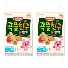 해호 아이배냇 곡물친구 딸기 40g, 2개