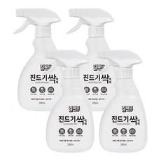 킬파프 진드기싹 액제 (진드기 퇴치제 살충제 무색소/무향료), 290ml, 4개