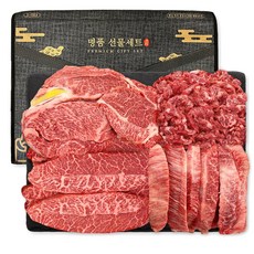 푸드지 마장동 최고급 한우 1++ 투뿔 선물세트 3호, 1세트