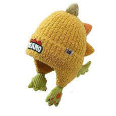 DEANO兒童可愛恐龍造型針織帽 柔軟保暖護耳帽 寶寶時尚配件