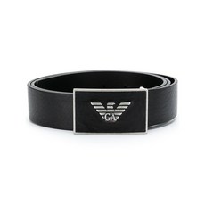 엠포리오아르마니 메탈릭 로고 벨트