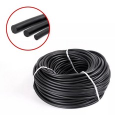 1-10 미터 검정색 니트릴 고무 원형 막대 솔리드 씰링 스트립 라운드 바 직경 1.5mm ~ 탄성 내유성, 25 2.5mm(10 Meter)