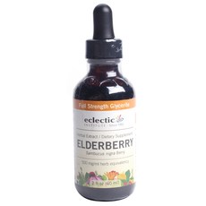 eclectic INSTITUTE 全強度甘油接骨木, 60ml, 1瓶