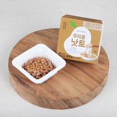 두레생협 우리콩낫토 (50gx2입)x4개 국산콩 종균 낫또