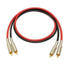 카나레 DRC02-GS6D 2M 스테레오케이블 2RCA 무연솔더 GS-6 F-09 무산소동선 OFC 인터케이블