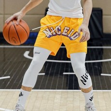 男運動訓練健身籃球打底七分緊身褲 壓縮褲