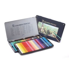 고급색연필 문화 72색 전통 78747ea 1(ea), 진하기