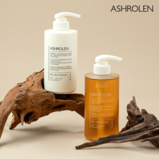 애쉬로렌 독일산 맥주효모 샴푸 + 맥주효모 헤어트리트먼트, 2개, 500ml