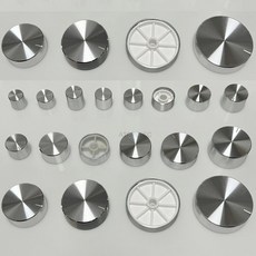 1pc 직경 13-40MM 알루미늄 손잡이 6MM 널링 샤프트 전위차계 DAC CD 증폭기 실버 색상, 1 M x 1 M D x H, 14) 30MM x 13MM D x H - Knurle