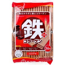 Healthy Club 鐵+膠原蛋白威化餅(可可亞味), 255.6g, 1個