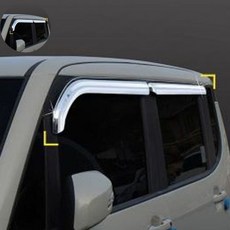 레이 크롬 자동차썬바이저 차량용선바이저, 경동 레이