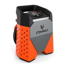 ETENWOLF ZEPHYR S3 휴대용 타이어 에어 주입기 오렌지, 1개