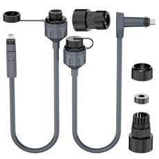 Starlink 케이블 SPX-RJ45 어댑터용 Gen 2 Dishy 및 라우터 방수용 커넥터용, 01 Black
