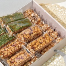 말랑~ 쫀득! 올망스 오란다 플레인 강정 (중 24개입 - 그린 상자), 20g, 24개