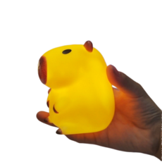 水豚小夜燈 硅膠氛圍燈 居家裝飾擺件, 水豚夜燈