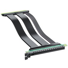 10Gtek PCIe 40 x16 라이저 케이블 수 180° 암 수직 거치대 걸이 걸게 그래픽카드용 RTX4090 RTX4080 RX7900XTX 20cm066피트 호환, 180° to 180°
