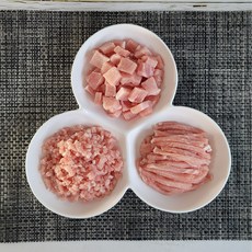 [동대산포크]무항생제 돼지등심(돈까스 카레 잡채용 등), 500g, 1개, 등심 잡채용