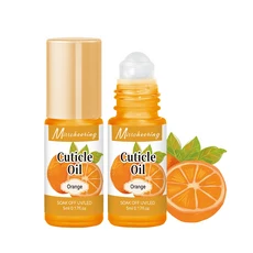 쿠쿠스토어 5ml 과일 영양 냄새 트리트먼트 큐티클 리페어 Agnail 매니큐어 방지 피부 치료제, 04 0 Orange Flavor, 1