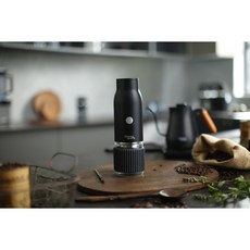 비앙코 Mulino 3in1 커피그라인더 휴대용 무선 전동 커피그라인더 (휴대용 가방포함), 블랙, 1세트, 350ml