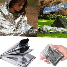 야외 담요 휴대용 반사 캠핑 구조 담요 등산 방수 비상용 재난용 비상시 처치 긴급 생존 비상 재난 대비, 비상담요 p5709