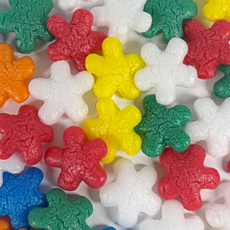 퍼니콘 리필 납작꽃 50개입 색상혼합 2.6x2.6x0.6cm, 1개