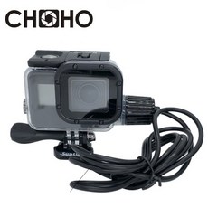 방수 케이스 하우징 다이빙 30M 오토바이 충전 Gopro Hero 용 보호 쉘 5 6 7 Black New go 액세서리, 1개