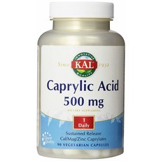 Kal 辛酸 500 毫克素食膠囊, 90顆, 1罐