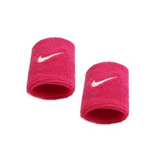 나이키 스우시 클래식 손목밴드, 비비드핑크, 2개