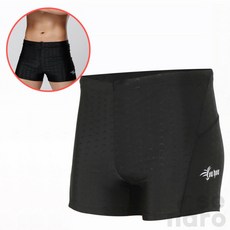 가나솔 3부 남성 실내 수영복 XL 블랙 반바지