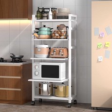 틈새장 좁은주방수납장 선반 이동식 정리함 키큰 슬림장, 흰색 3단 25cm 인출식