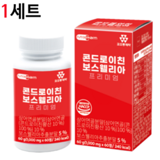 [내몸에건강] 콘드로이친 프리미엄 고함량 식약청인증, 1개, 60회분