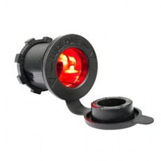 차량용 매립형 시거잭 12V-24V겸용 LED 파워아울렛 선박용, 시가잭포트