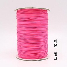 줄 교체 부품 블라인드끈 롤스크린 시공 부자재 부속품, 네온핑크 1mm