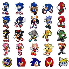 젤리포크 슈퍼 소닉 섀도우 프나펑 하이퍼 파츠 참 신발 악세사리 실내화 꾸미기 클로그