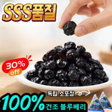 [HOT SALE] SSS품질 무설탕 건블루베리 100% 오성블루베리건조과일, SSS품질*[100g/봉지]*1=100g