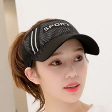 여성 스포츠 테니스 썬캡 야외 산책 운동 썬캡 자외선차단썬캡 자외선썬캡 등산썬캡