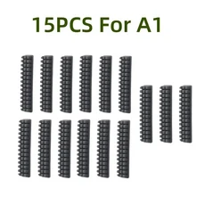 뱀부랩 A1 노즐 청소용 실리콘 브러시 3D 프린터 도구 핫베드 장착형 실리콘 브러시 노즐 와이퍼 (밤불랩 A, 03 15pcs-for A1