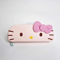 숟가락포크집 수저통 헬로키티 텐더 소프트 실리콘 수저 케이스 휴대케이스 휴대, 본품