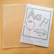 몬테소리 알파벳-A-to-Z 알파벳 26 글자 유치원 숙제 워크북 아기 색칠하기 ABC 책 영어 워크시트 학습, [05] Style 5, 1개