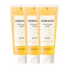아로닉스 이데베논 클렌징 젤 폼 150ml 3개