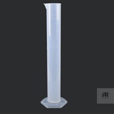 파라스토어 실험용 플라스틱 매스 실린더 눈금 계량기 플라스틱계량기, 100ml