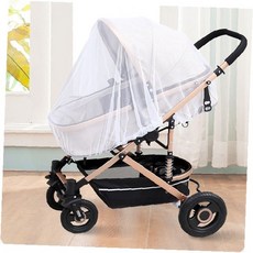 유모차 모기장 메쉬 벌레차단 아기 야외활동 방충망 투명 통기성 접이식 덮개, 1개, 유모차모기장
