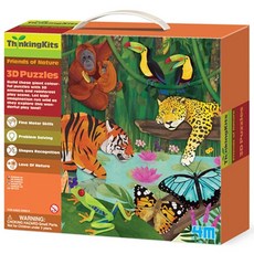 4M 思維創作：拼圖 Thinkingkits Friends of Nature, 多色, 1盒