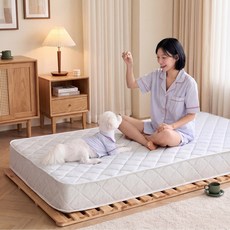 라이프먼트 베이직 4단 접이식 저상형 원목 매트리스 깔판 침대 프레임, 내추럴원목