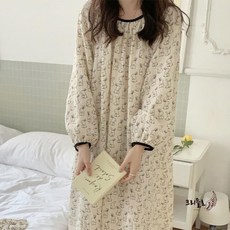 원피스 임산부 요루 여자 긴팔 빅사이즈 파자마 홈웨어